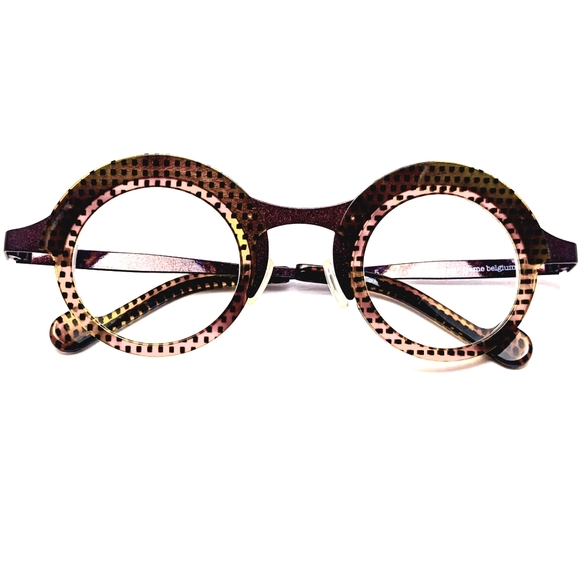 Theo Willy Round Artisan Eyeglass Frames – Made in Belgium - Picture 2 of 10